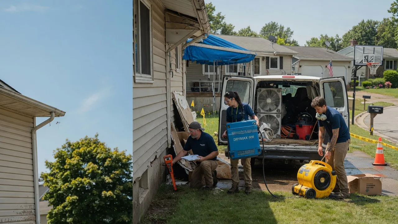 Ceiling Leak Cleanup in Spiceland, IN near me